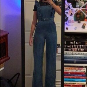 Forever 21 Dark Blue Denim Overalls